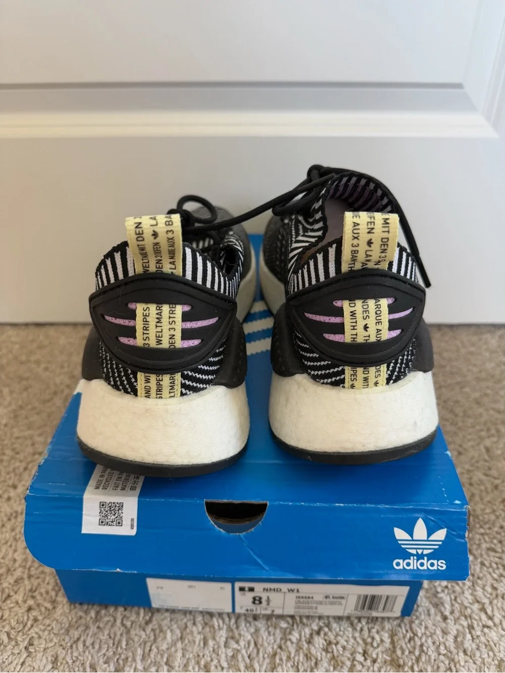 adidas Originals NMD_W1 - Black/White Lilac